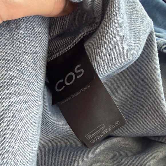 COS Blue Denim Pullover Shirt sz 6 - Picture 9 of 10